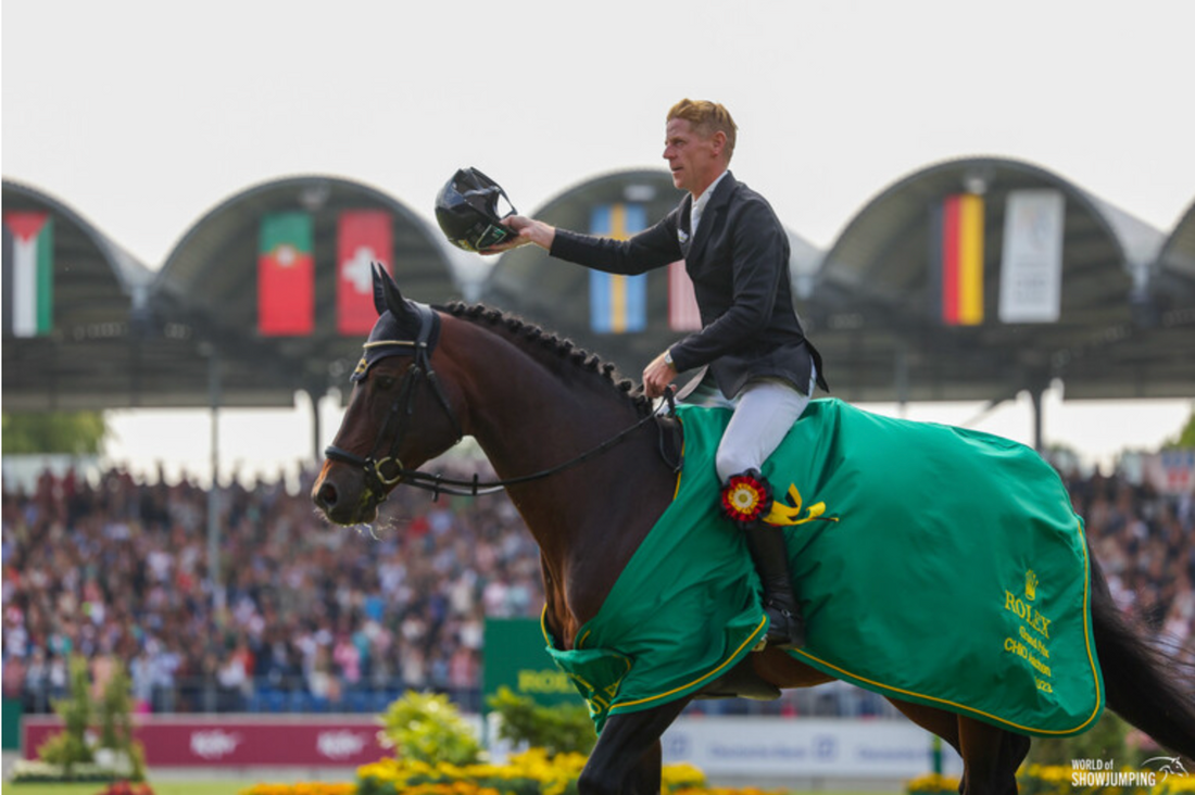 Mel Jobst - groom to Marcus Ehning GER